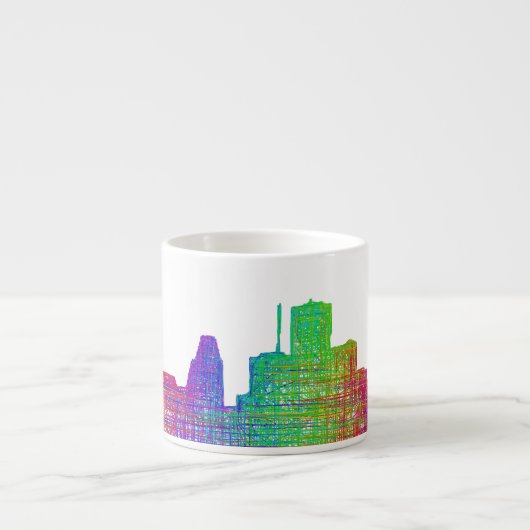 Houston skyline espresso kop (Voorkant)