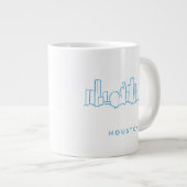 Houston Skyline Grote Koffiekop (Voorkant rechts)