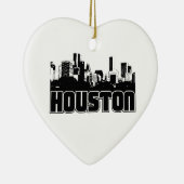 Houston Skyline Keramisch Ornament (Rechts)
