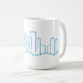 Houston Skyline Koffiemok (Voorkant rechts)