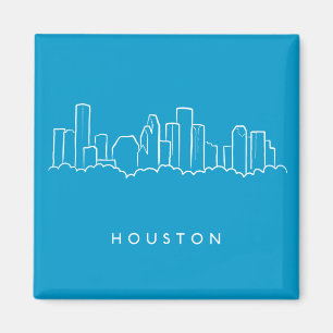 Houston Skyline Magneet