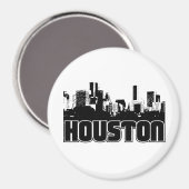 Houston Skyline Magneet (Voorkant / Achterkant)