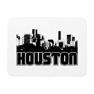 Houston Skyline Magneet