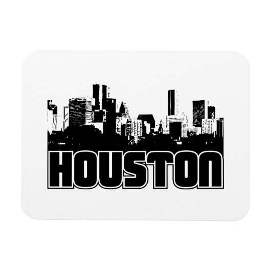 Houston Skyline Magneet (Horizontaal)
