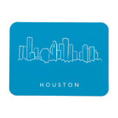 Houston Skyline Magneet (Horizontaal)