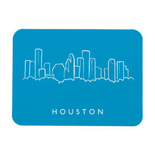 Houston Skyline Magneet