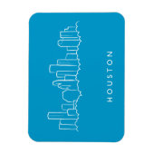 Houston Skyline Magneet (Verticaal)