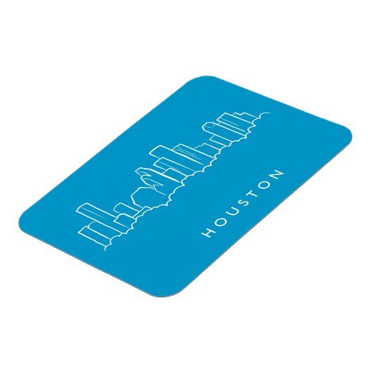 Houston Skyline Magneet (Linkerzijde)