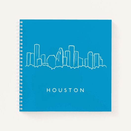 Houston Skyline Notitieboek (Voorkant)