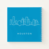Houston Skyline Notitieboek (Achterkant)
