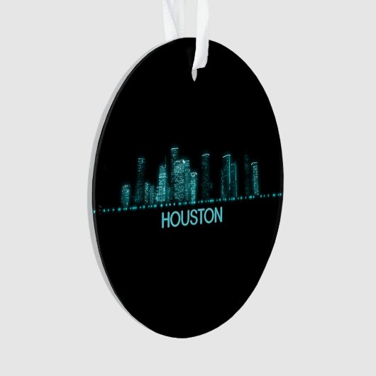Houston Skyline Ornament (voorkant)