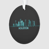 Houston Skyline Ornament (voorkant)