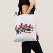 Houston Skyline Patchwork Tote Bag (Dichtbij)