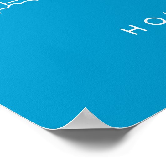 Houston Skyline Poster (Hoek)