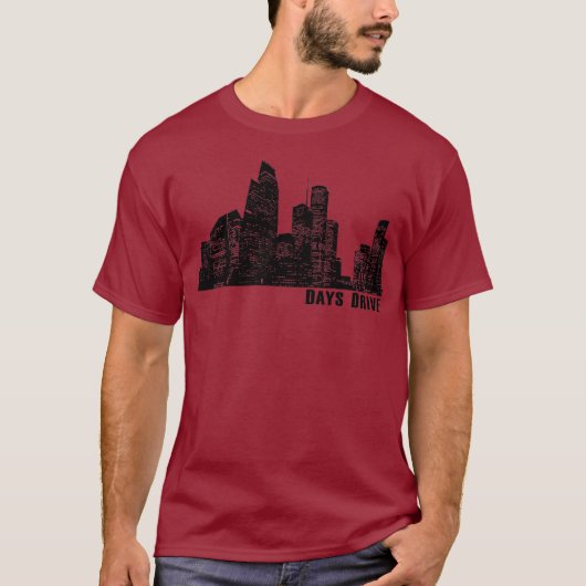 Houston Skyline Shirt (Voorkant)