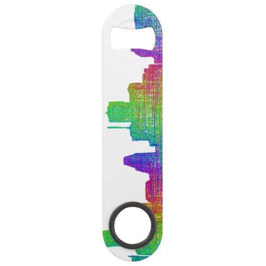 Houston skyline speed flessenopener (Voorkant)