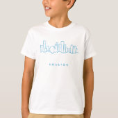 Houston Skyline T-shirt (Voorkant)