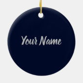 Houston Skyline Texas United States  USA Keramisch Ornament (Achterkant)