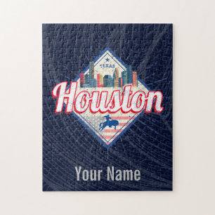 Houston Skyline Texas United States  USA Legpuzzel