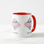 Houston Skyline Texas United States  USA Mok (Voorkant rechts)