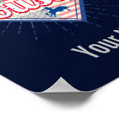 Houston Skyline Texas United States  USA Poster (Hoek)