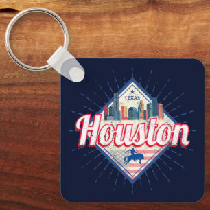 Houston Skyline Texas United States  USA Sleutelhanger