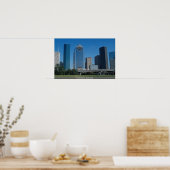 Houston skyline, Texas, VS Poster (Keuken)