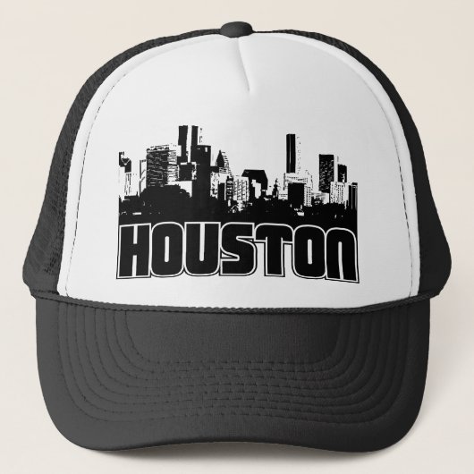 Houston Skyline Trucker Pet (Voorkant)