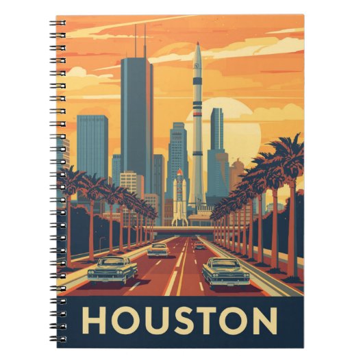  Houston Space Notitieboek (Voorkant)