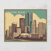 Houston stad, Texas Briefkaart (Voorkant)