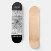 Houston Stadsplattegrond Skateboard (Voorkant)
