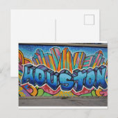 Houston Street Art Briefkaart (Voorkant / Achterkant)