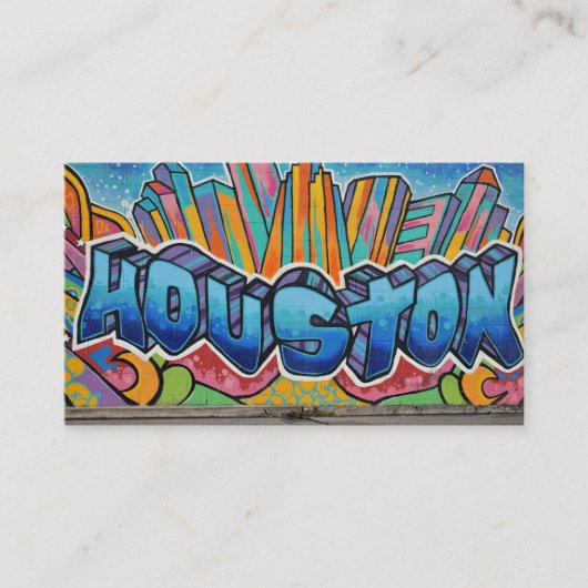 Houston Street Art Informatiekaartje (Voorkant)