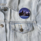 Houston Strong Downtown Skyline Button (In situ)
