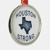 Houston Strong - Harvey Metalen Ornament (Rechts)