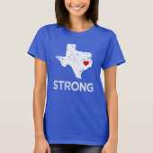 Houston Strong, orkaan Harvey gezegde vrouwen T-shirt (Voorkant)