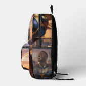 HOUSTON - SUPERHERO BEDRUKTE RUGZAK (Rechts)