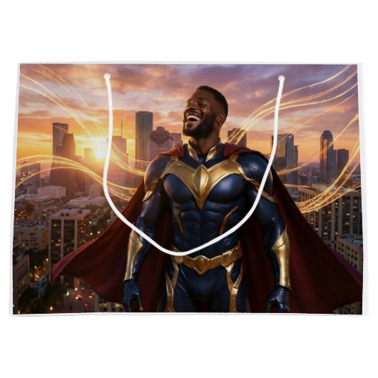 HOUSTON - SUPERHERO GROOT CADEAUZAKJE (Voorkant)