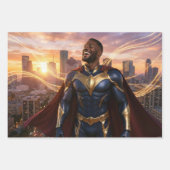 HOUSTON - SUPERHERO INPAKPAPIER VEL (Voorkant 3)