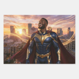 HOUSTON - SUPERHERO INPAKPAPIER VEL