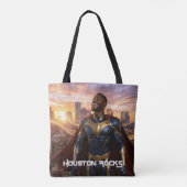 HOUSTON - SUPERHERO TOTE BAG (Achterkant)