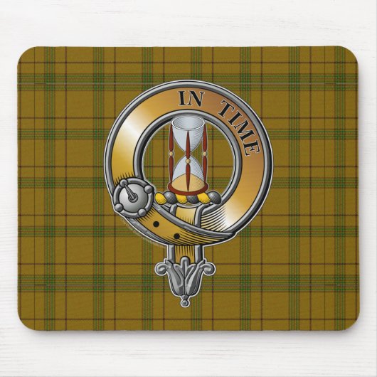 Houston Tartan & Badge Muismat (Voorkant)