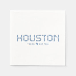 Houston-tegel, Blauwe tegel, Houston Texas Servet