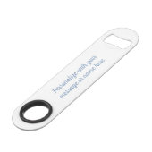 Houston Tegel, Blue Tegel, Houston Speed Flessenopener (Achterkant Gekanteld)