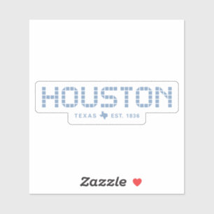 Houston Tegel, Blue Tegel, Houston Sticker