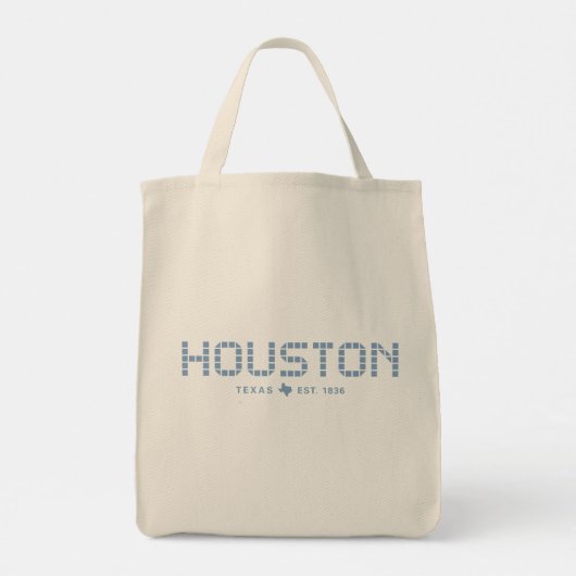 Houston Tegel, Blue Tegel, Houston Tote Bag (Achterkant)
