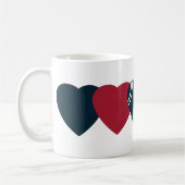 Houston Texans Football Heart Design Koffiemok (Links)