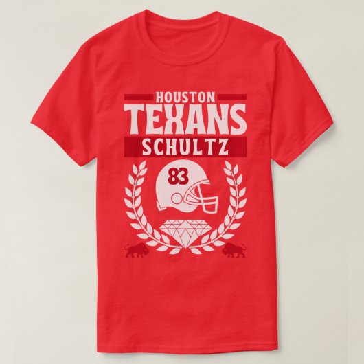 Houston Texans Schultz 83 editie T-shirt (Design voorkant)