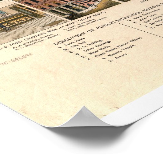 Houston, Texas ... 1891 Poster (Hoek)