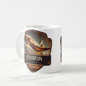 Houston, Texas | Antiek Koffiemok (Voorkant links)